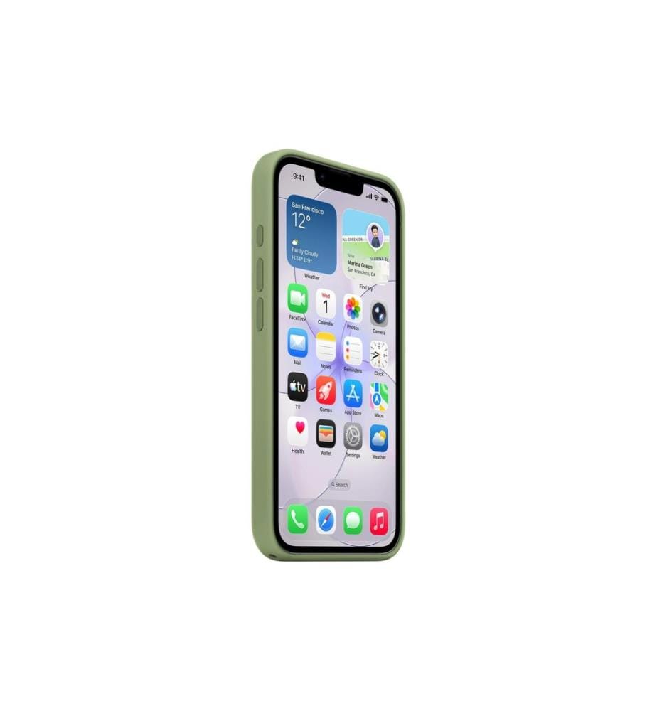 APPLE - Silicone Case mit MagSafe iPhone 17e Light Moss