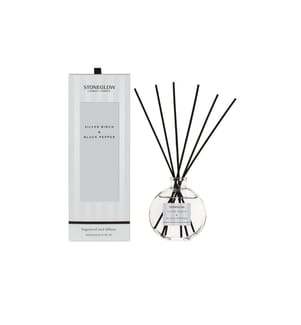 Stoneglow - Bâtonnets parfumés Silver Birch & Black Pepper 120 ml