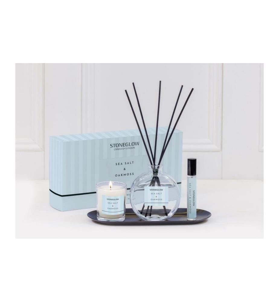 Stoneglow - Geschenkset Sea Salt & Oakmoss 3-teilig, 120 ml