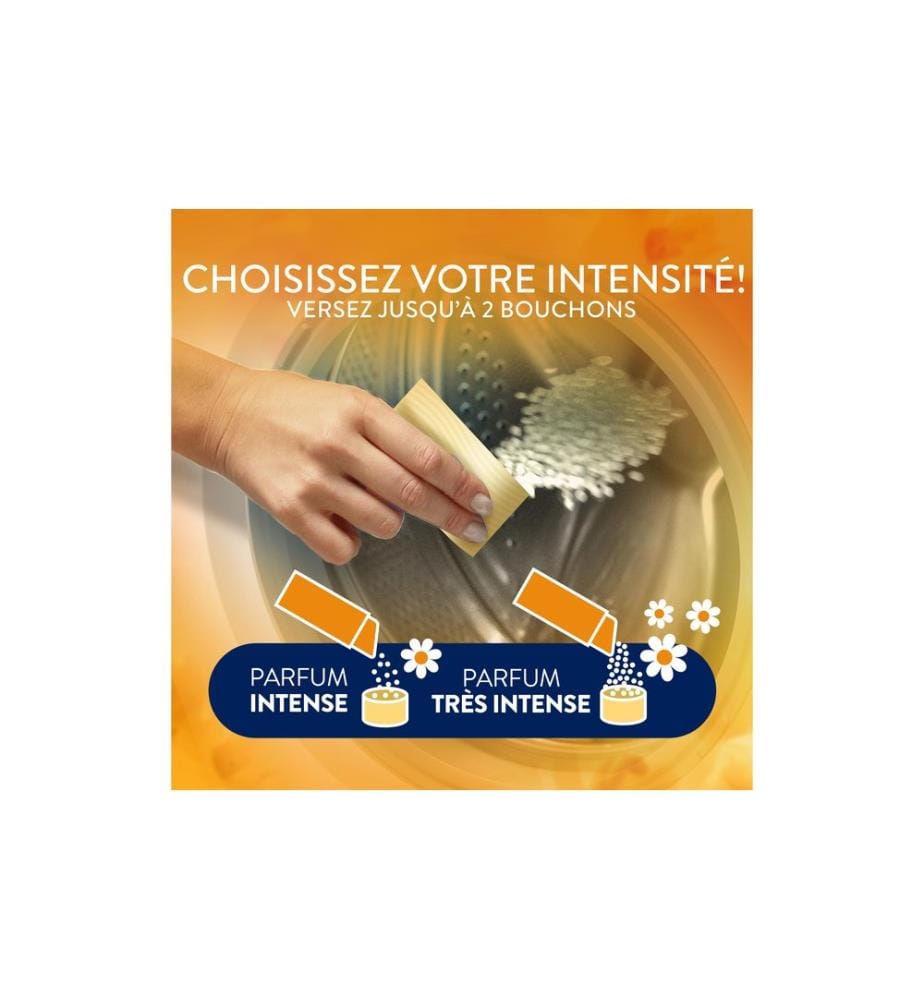 Lenor - Parfum à lessive Orchidée dorée 0.495 kg