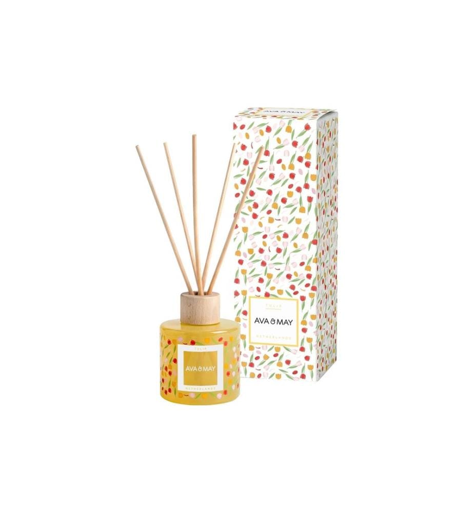AVA & MAY - Bâtonnets parfumés Tulipe 100 ml