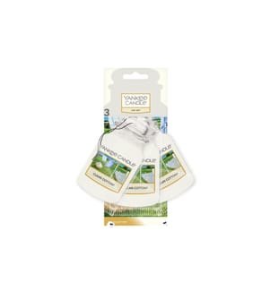 Yankee Candle - Désodorisant pour voiture Clean Cotton Car Jars 3 pièces
