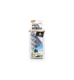 Yankee Candle - Désodorisant pour voiture Vent Stick 4 pièces, Coton propre