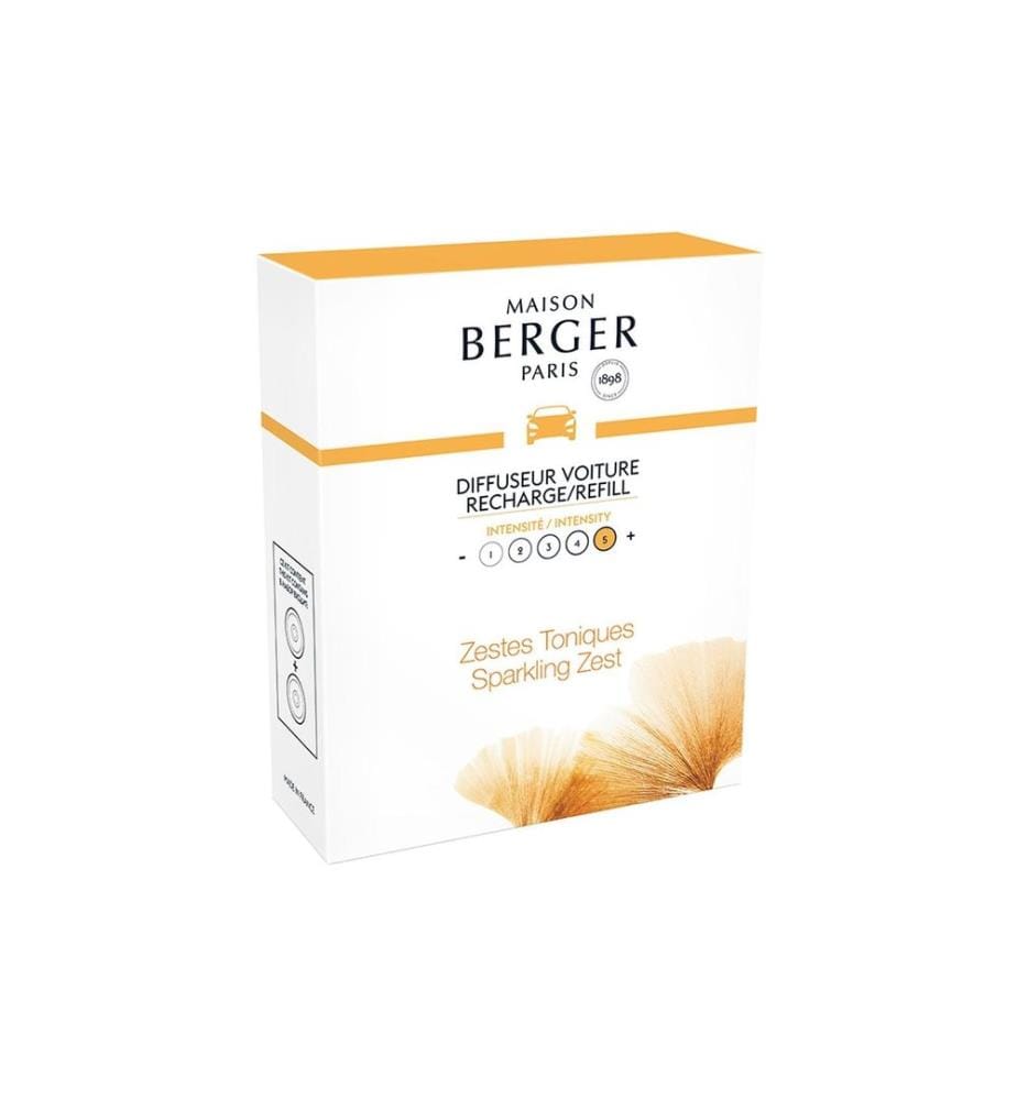 MAISON BERGER - Diffuseur automatique Refill Energy Zestes Toniques 2 pièces