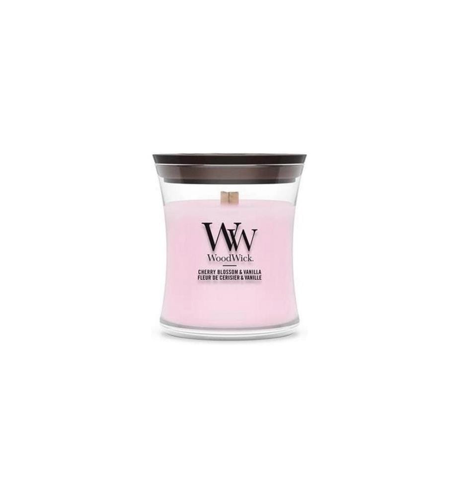 Woodwick - Duftkerze Cherry Blossom & Vanilla Mini Jar