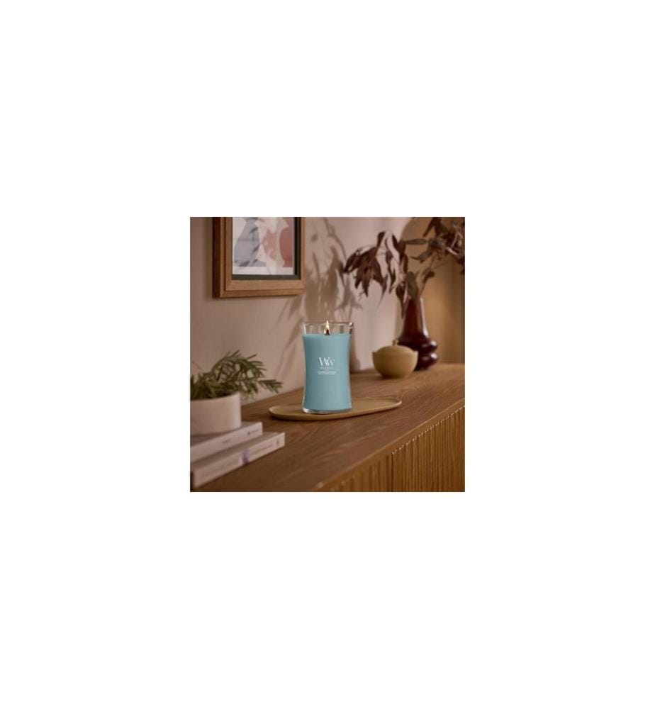 Woodwick - Bougie parfumée Cedarwood & Ocean Moss Mini Jar