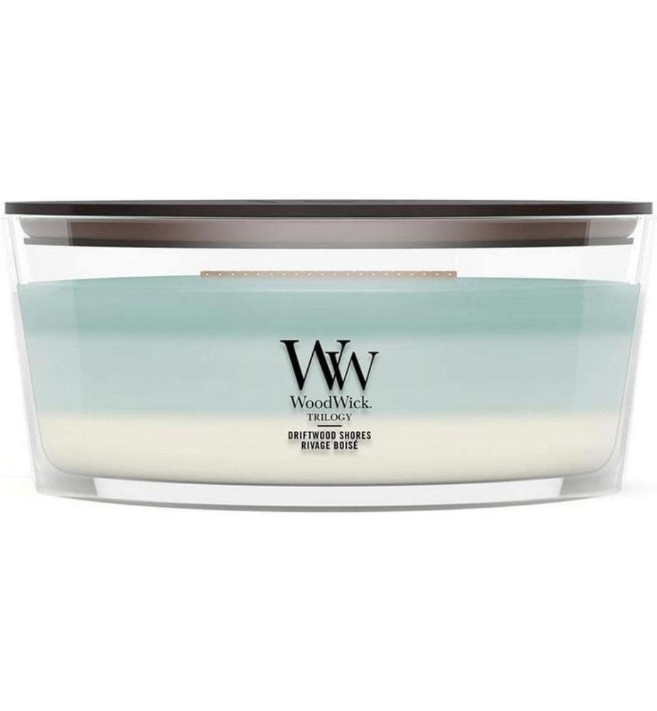 Woodwick - Duftkerze Driftwood Shores Trilogy Ellipse