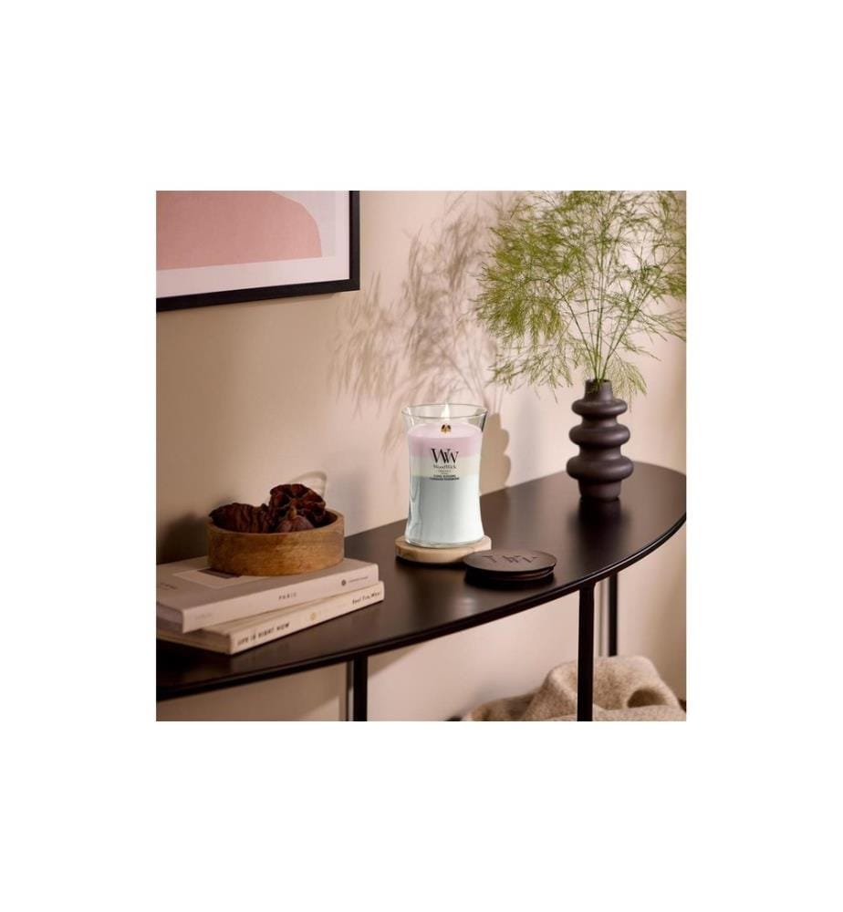 Woodwick - Bougie parfumée Floral Blossoms Trilogy Medium Jar