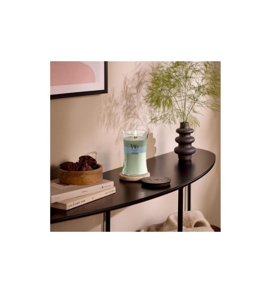 Woodwick - Duftkerze Verdant Woods Trilogy Medium Jar