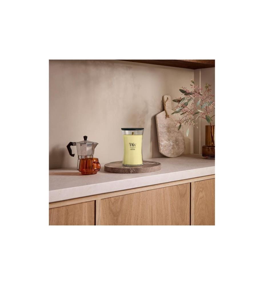 Woodwick - Bougie parfumée Yuzu & Vetiver Large Jar