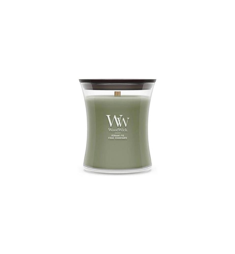 Woodwick - Bougie parfumée Verdant Fig Medium Jar