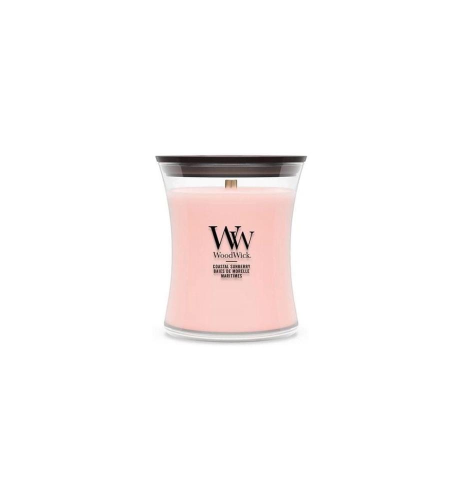 Woodwick - Bougie parfumée Coastal Sunberry Medium Jar