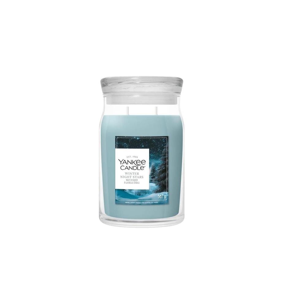 YANKEE CANDLE - Signature Duftkerze Winter Night Stars Signature Large Jar