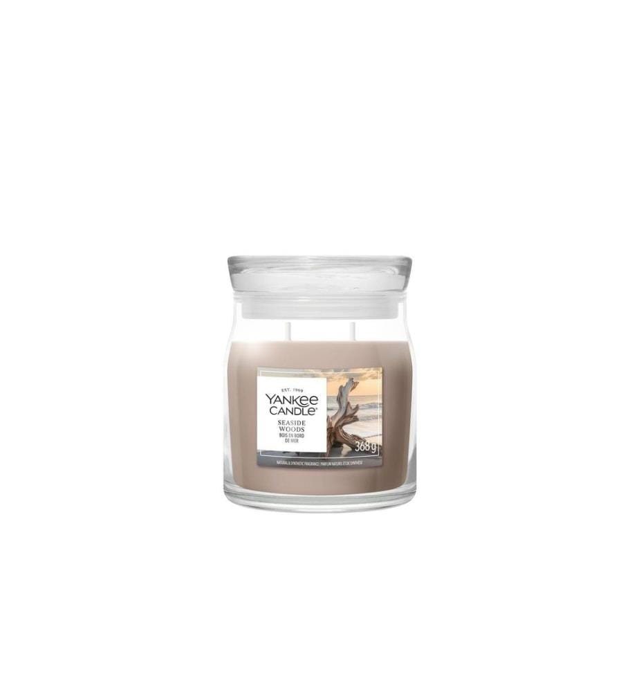 YANKEE CANDLE - Signature Duftkerze Seaside Woods Signature Medium Jar
