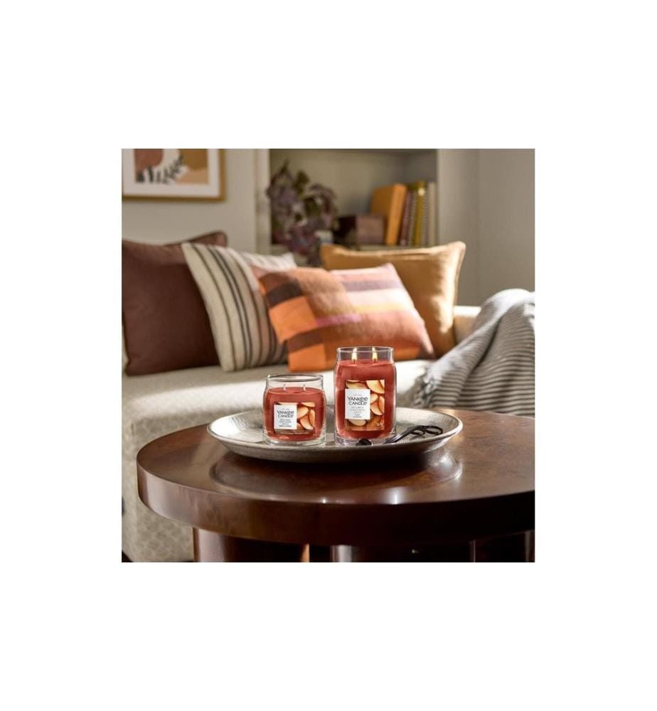 YANKEE CANDLE - Signature Duftkerze Sugared Cinnamon Apple Signature Medium Jar
