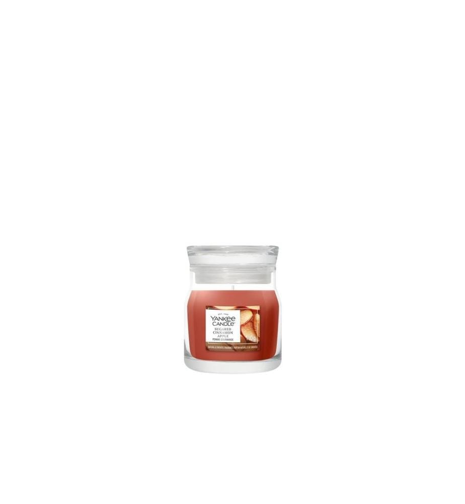 YANKEE CANDLE - Signature Duftkerze Sugared Cinnamon Apple Signature Small Jar