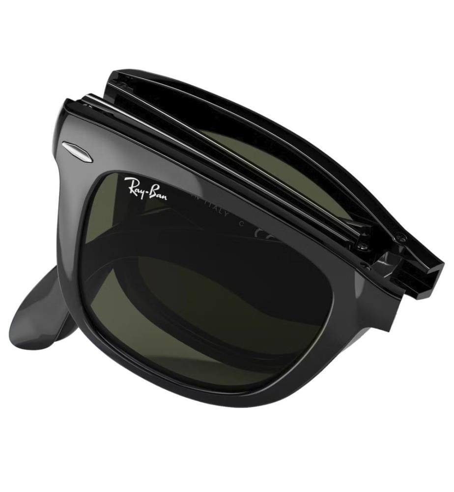 Occhiali da sole Wayfarer pieghevoli Classico - Nero