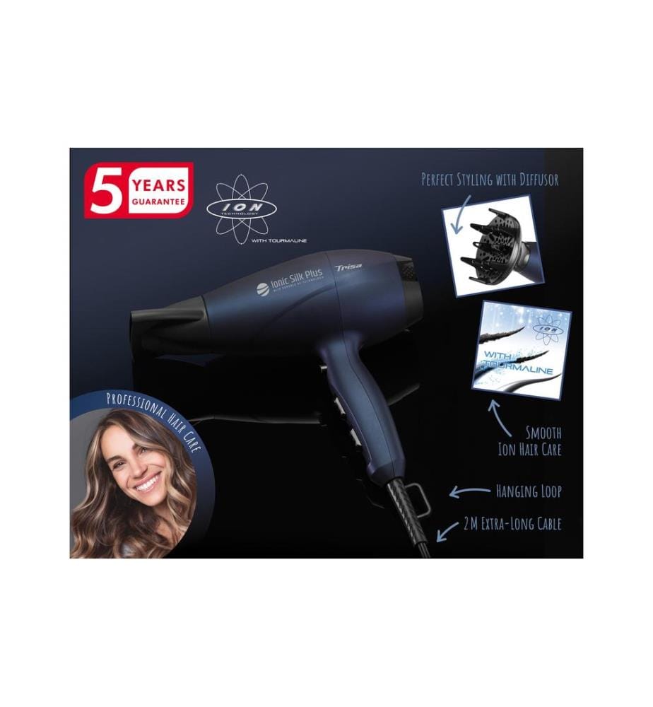 TRISA - Sèche-cheveux Ionic Silk Plus