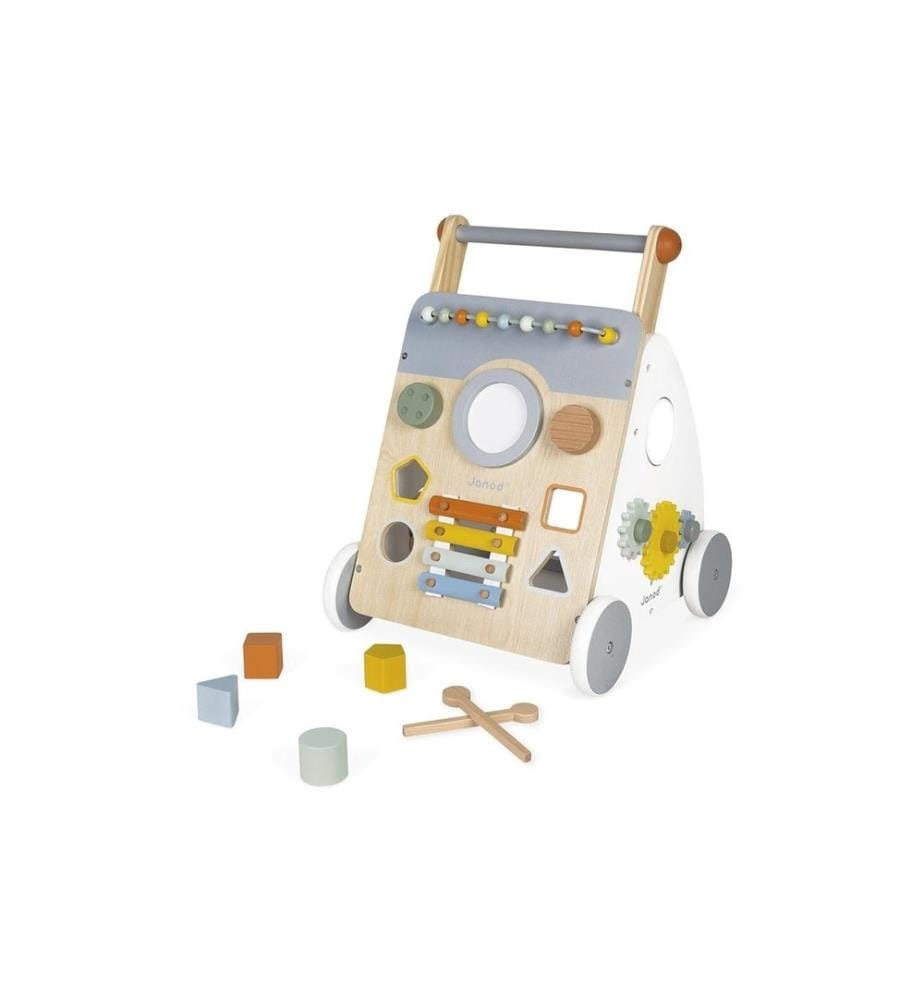 JANOD - Trotteur Sweet Cocoon poussette multi-activités en bois