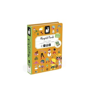 JANOD - Jouets d'occupation Livre magnétique 4 saisons