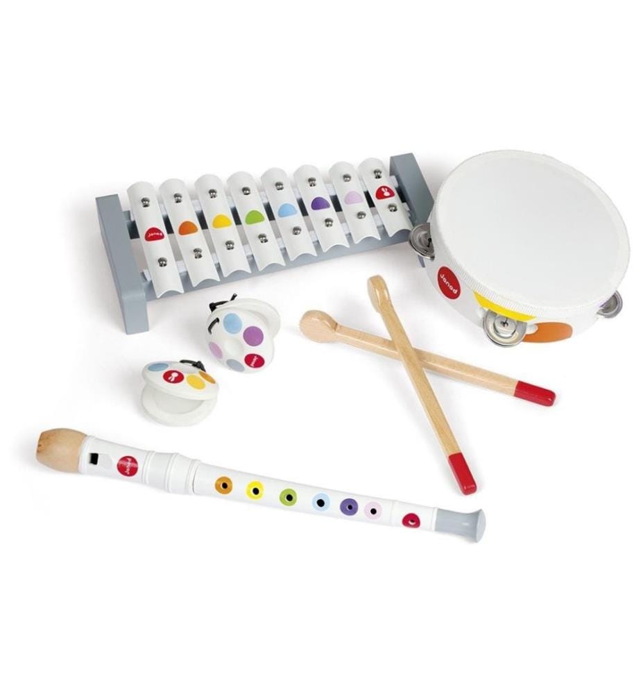 JANOD - Instrument de musique Set de musique Confetti 4 pièces