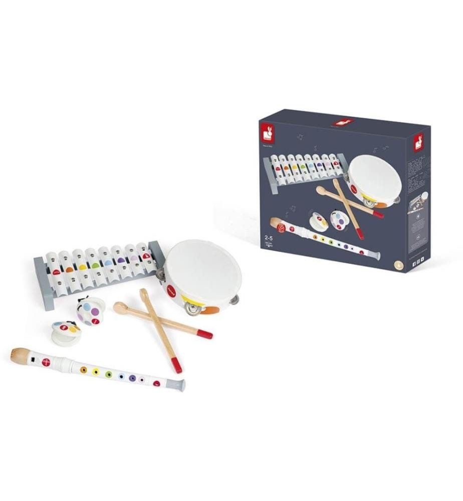 JANOD - Instrument de musique Set de musique Confetti 4 pièces