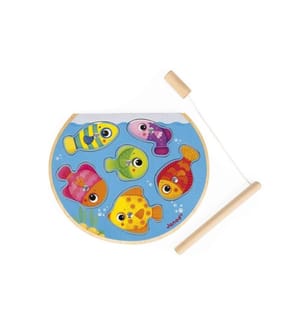 JANOD - Puzzle en bois Pêche en bocal