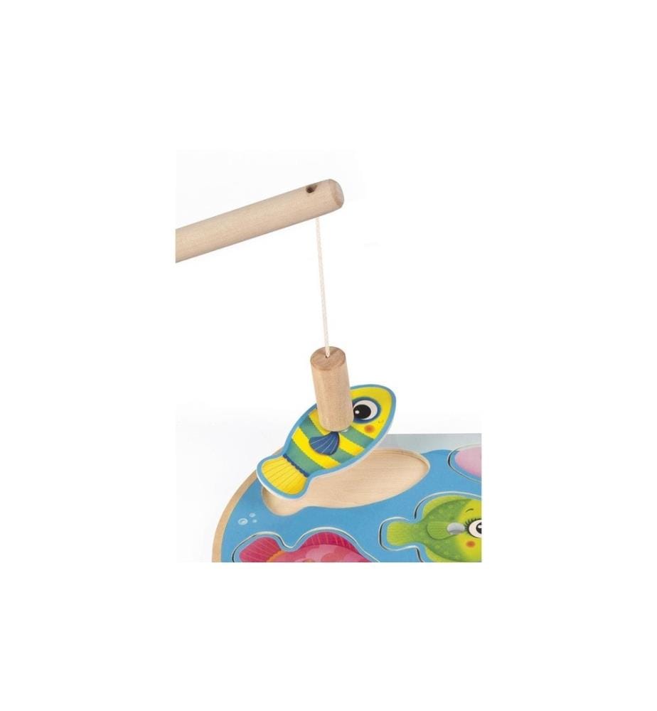 JANOD - Puzzle en bois Pêche en bocal