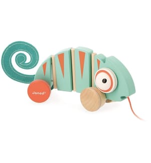 JANOD - Jouet à tirer Caméléon