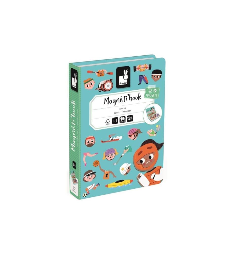 JANOD - Livre magnétique Sports