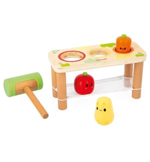 JANOD - Jouets d'occupation Légumes Jeu de marteau
