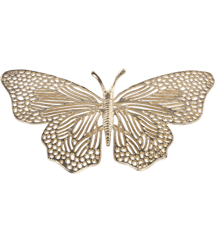 Accessoire Décoratif Papillon MADIUN Métal Doré