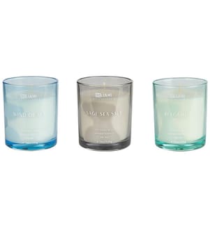 Duftkerzen 3er Set SHEER JOY Sojawachs Frische Note
