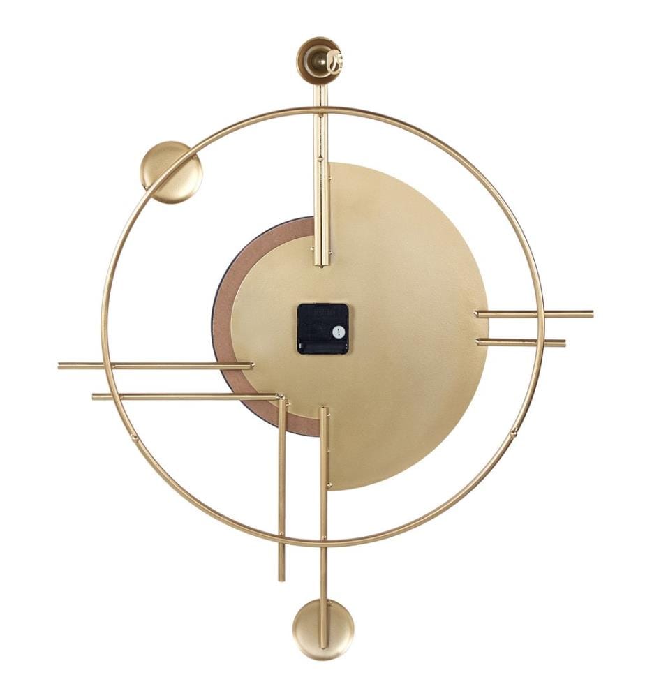 Horloge murale ALLOGNY 59 cm Métal Doré
