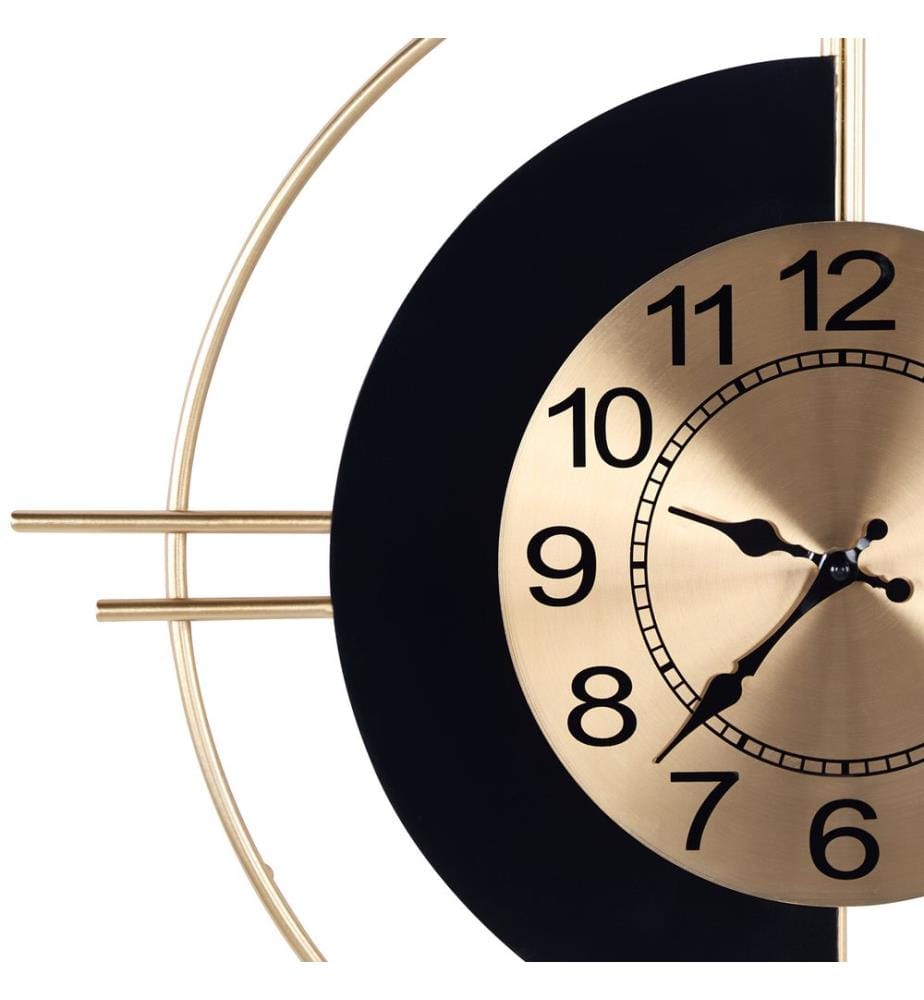 Horloge murale ALLOGNY 59 cm Métal Doré