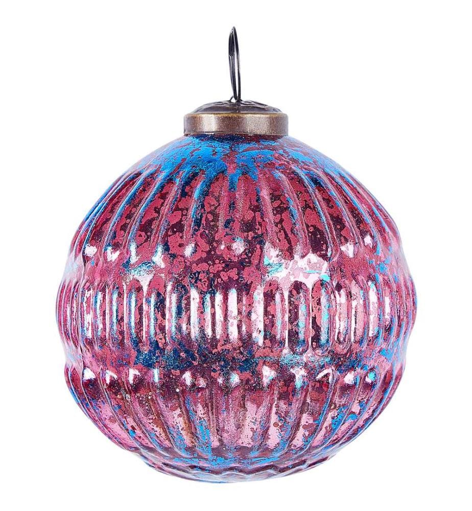 Weihnachtskugel 6er Set ASTRAL Glas Rosa