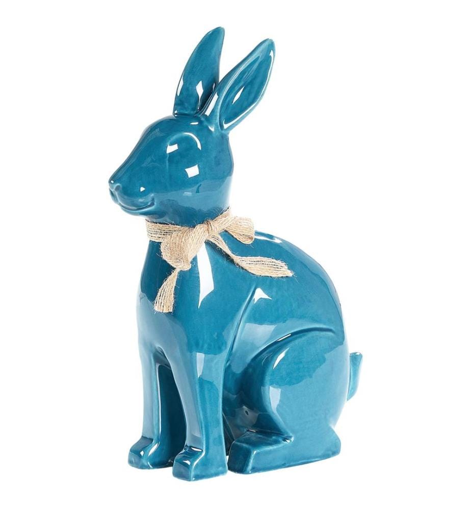 Accessoire Décoratif Lapin JAMBLES Céramique Bleu