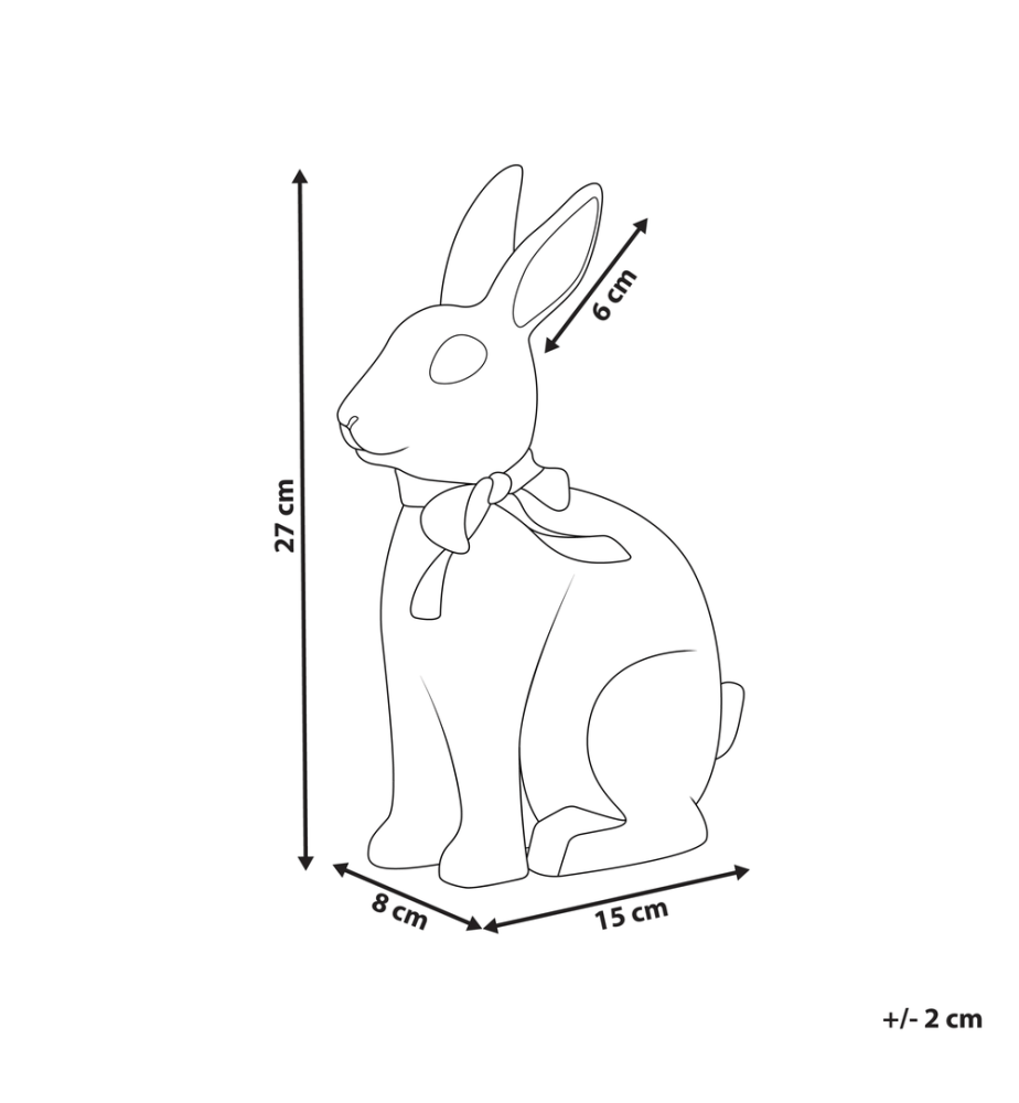 Accessoire Décoratif Lapin JAMBLES Céramique Bleu