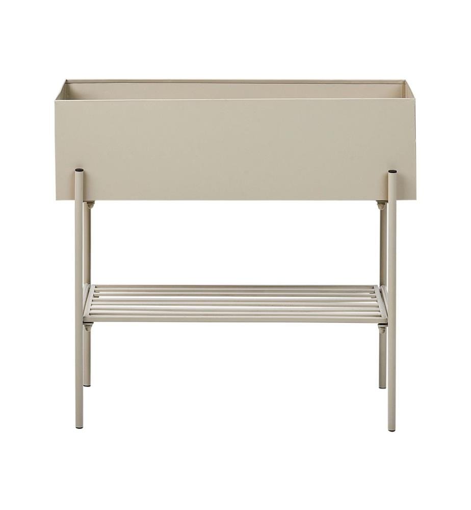 Vaso per piante rialzato VINCA Metallo 70 cm Beige