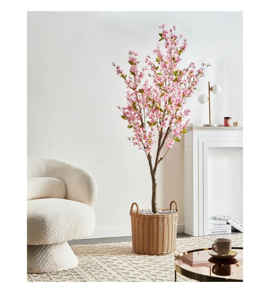 Pianta artificiale CHERRY TREE 180 cm Rosa