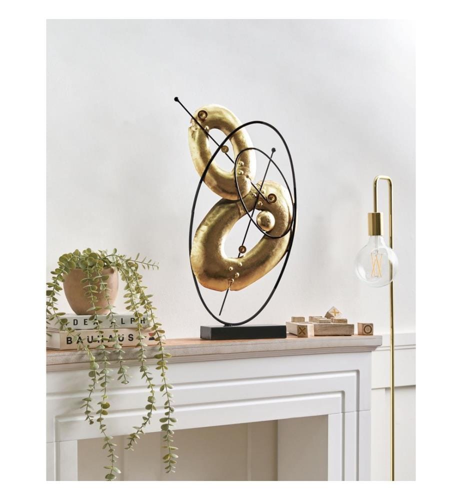 Dekofigur LUSK Metall Gold