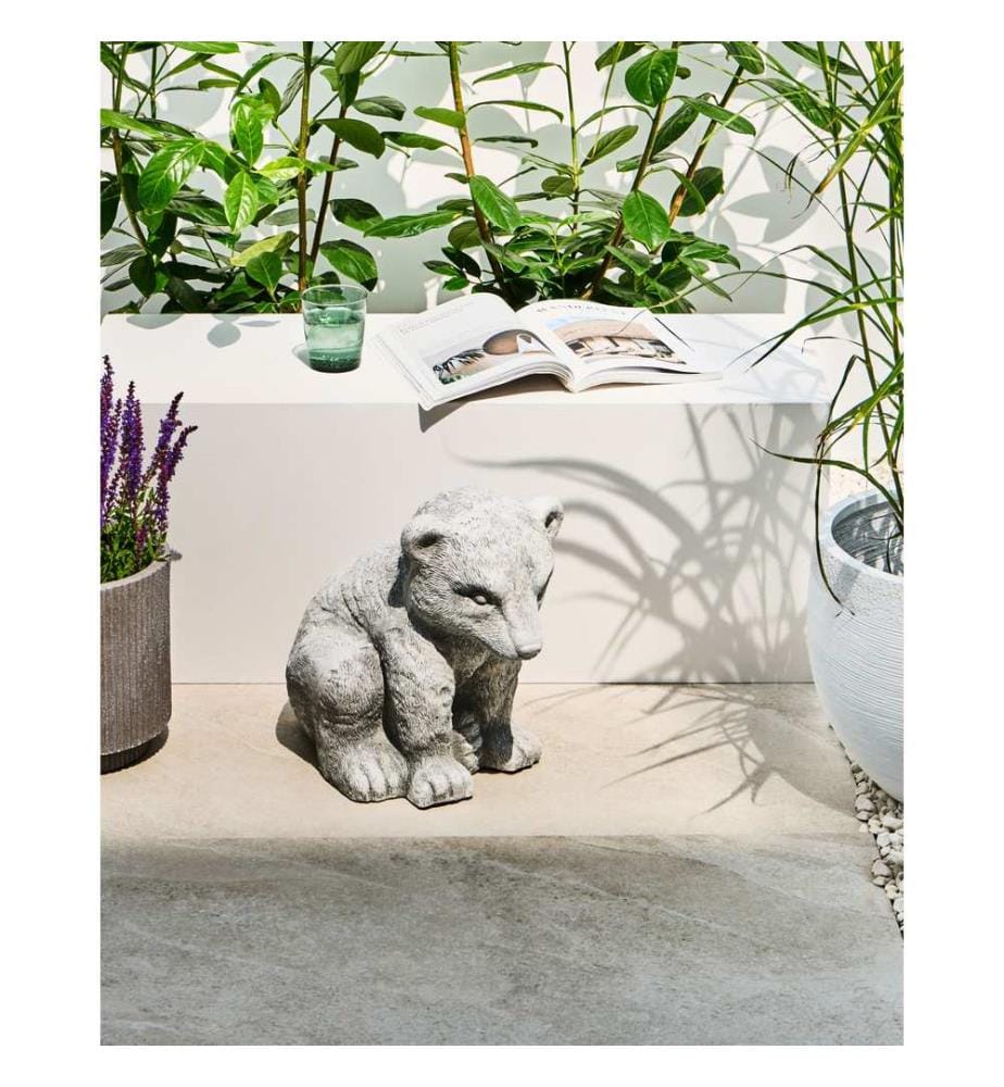 Statue de jardin BOWE Ours Gris