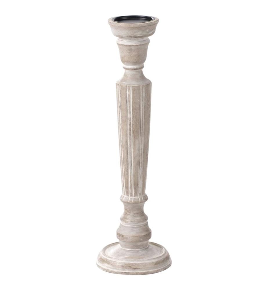 Portacandele MALLAWI Legno di mango 50 cm Marrone chiaro