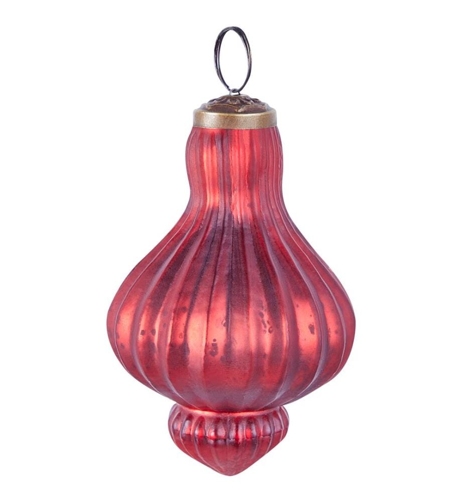 Weihnachtskugel 8er Set BRILLANT Glas Rot