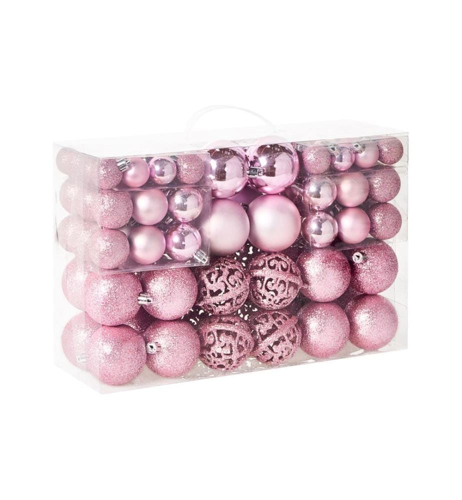 Weihnachtskugel 100er Set VANERN Rosa