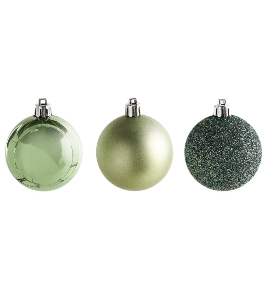 Weihnachtskugel 60er Set TYIN Grün
