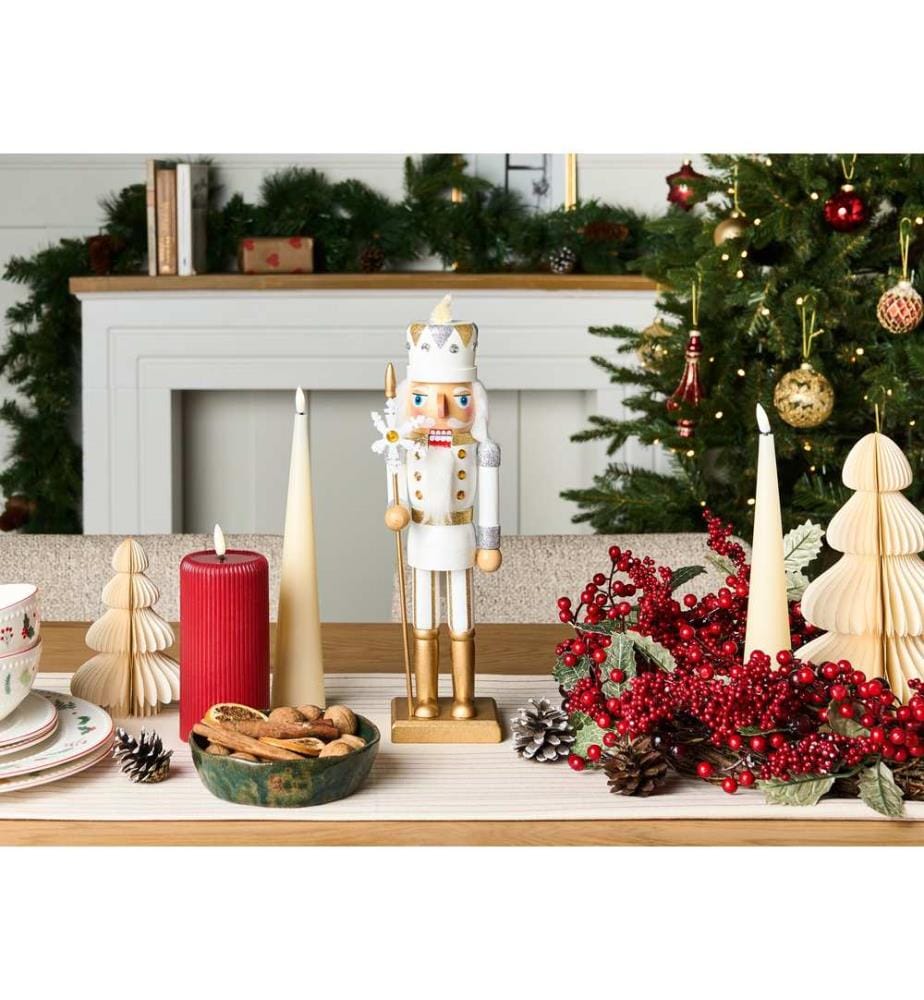 Accessoire Décoratif LJUNGAN Casse-noisette 37 cm Blanc