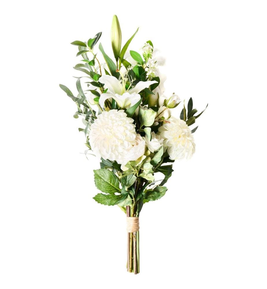 Bouquet de fleurs artificielles PARREIRA 67 cm Blanc