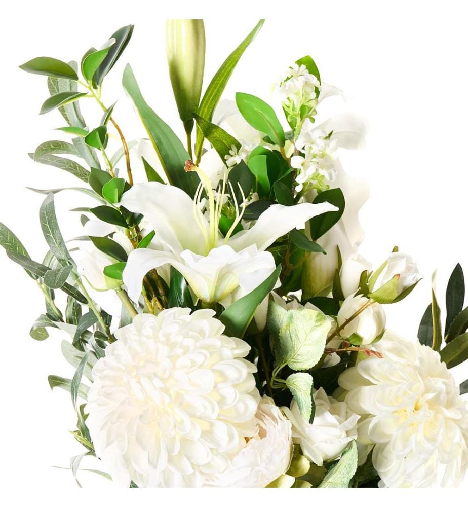 Bouquet de fleurs artificielles PARREIRA 67 cm Blanc