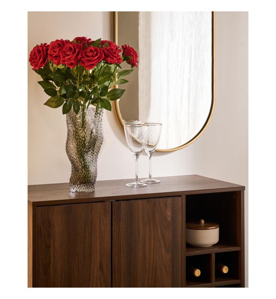 Künstlicher Blumenstrauss MAFRA 60 cm Rot